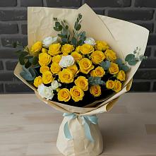 Букет цветов из:  Розы в Семеновское