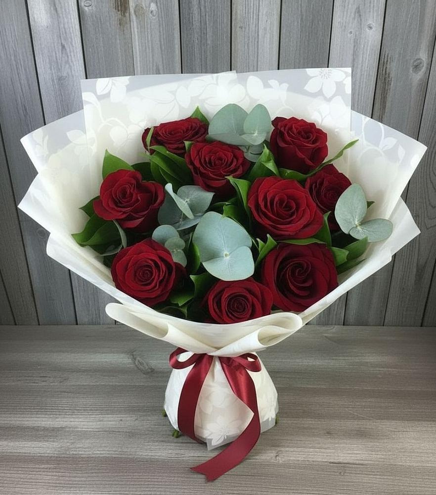 Букет цветов из: Розы в Семеновское