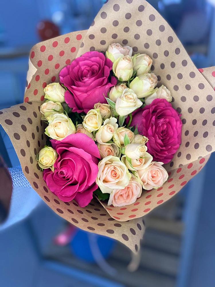 Букет цветов из: Розы в Семеновское