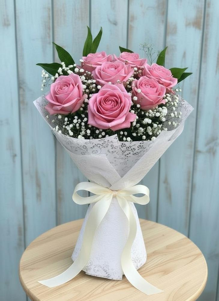 Букет цветов из: Розы в Семеновское