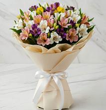 Букет цветов из:  Альстромерии в Семеновское