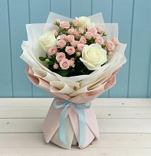 Букет цветов из:  Розы в Семеновское