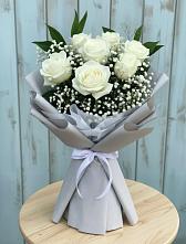 Букет цветов из:  Розы в Семеновское