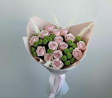 Букет цветов из:  Розы и Хризантемы в Семеновское