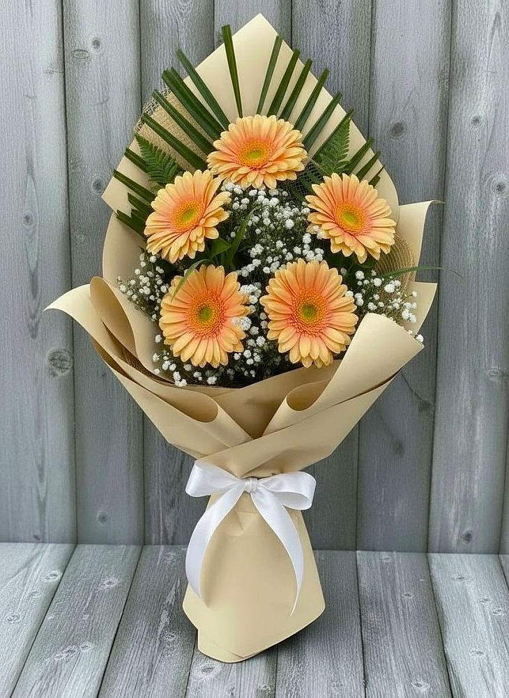 Букет цветов из: Герберы в Семеновское