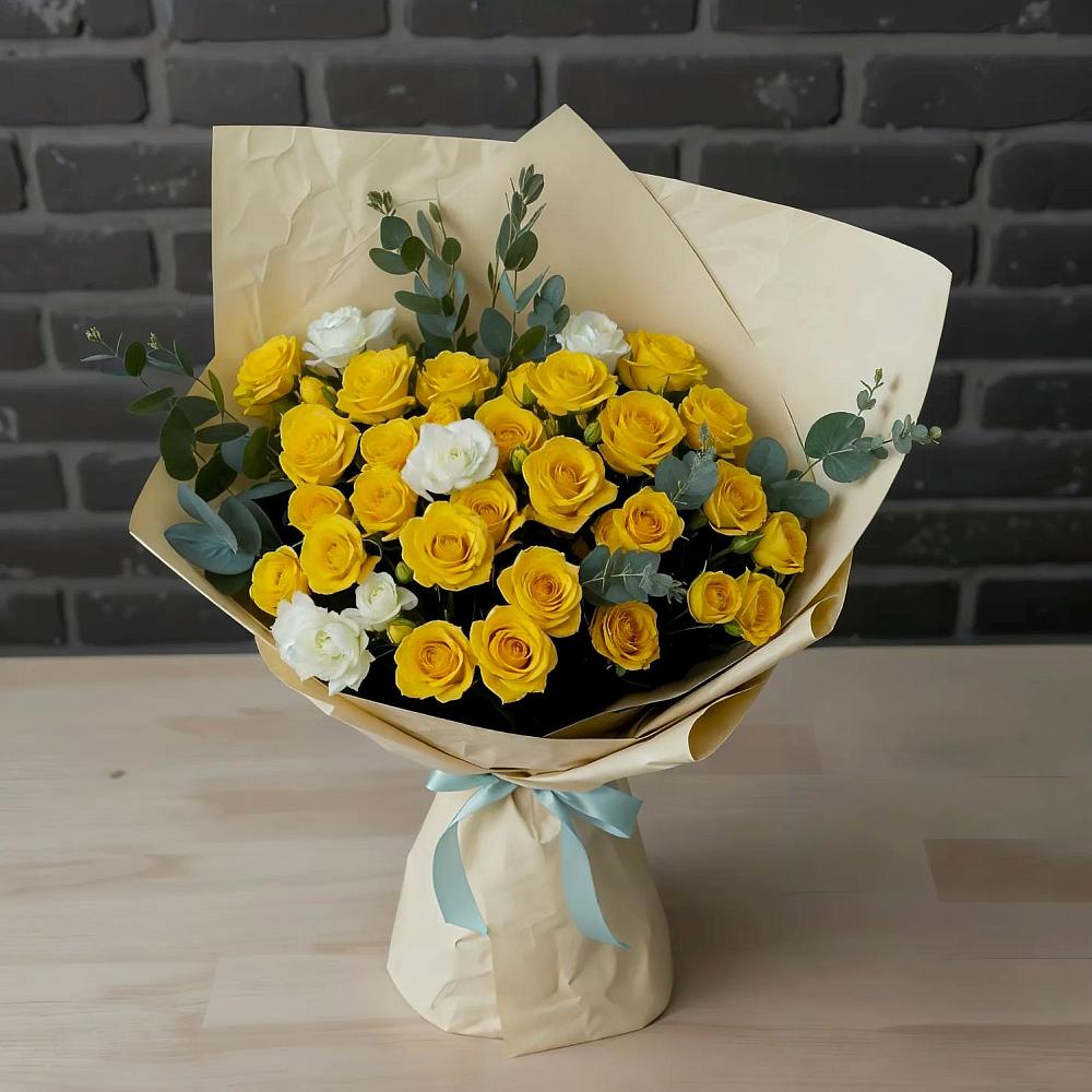 Букет цветов из: Розы в Семеновское