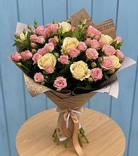 Букет цветов из:  Розы в Семеновское