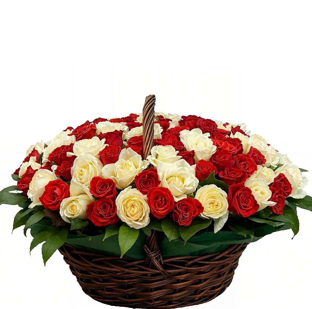 Премиум букет из: Розы в Семеновское