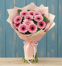 Букет цветов из:  Герберы в Семеновское