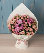 Букет цветов из:  Розы в Семеновское