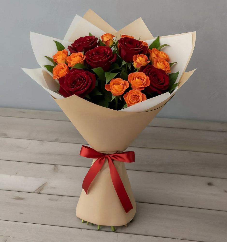 Букет Любовь и восторг в Семеновское